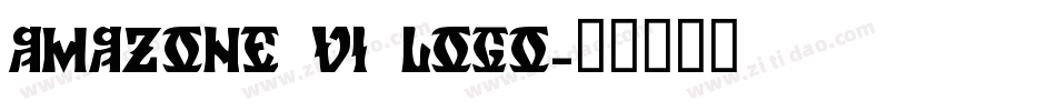 Amazone VI Logo字体转换